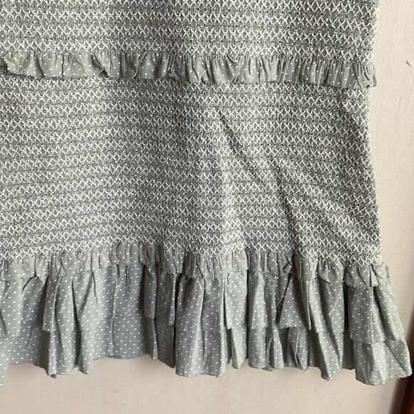 Love Shack Fancy Aveline Dress Seaglass - Picture 11 of 16